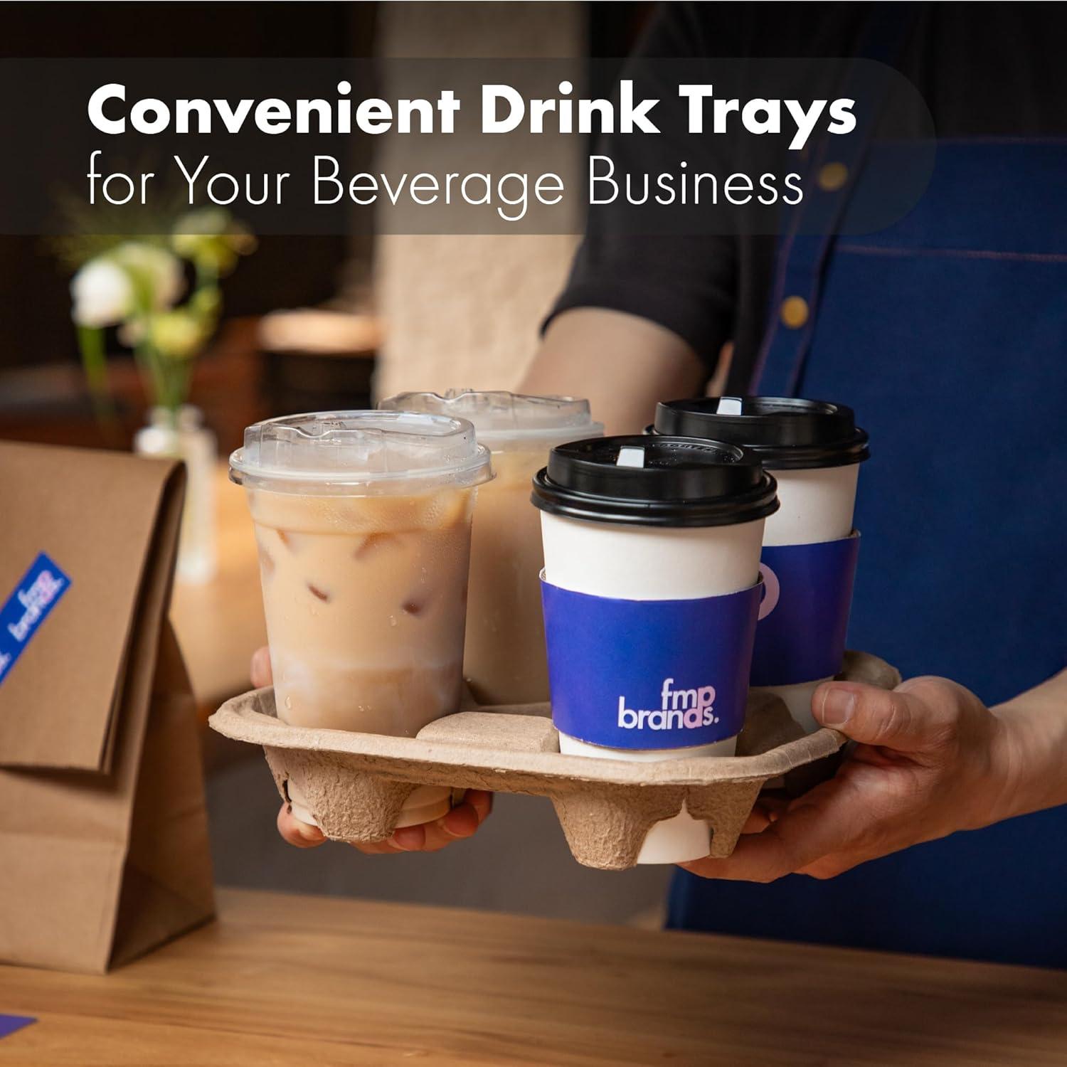 Bandejas de Transporte de Bebidas FMP Brands 4 Tazas 45 Pzas