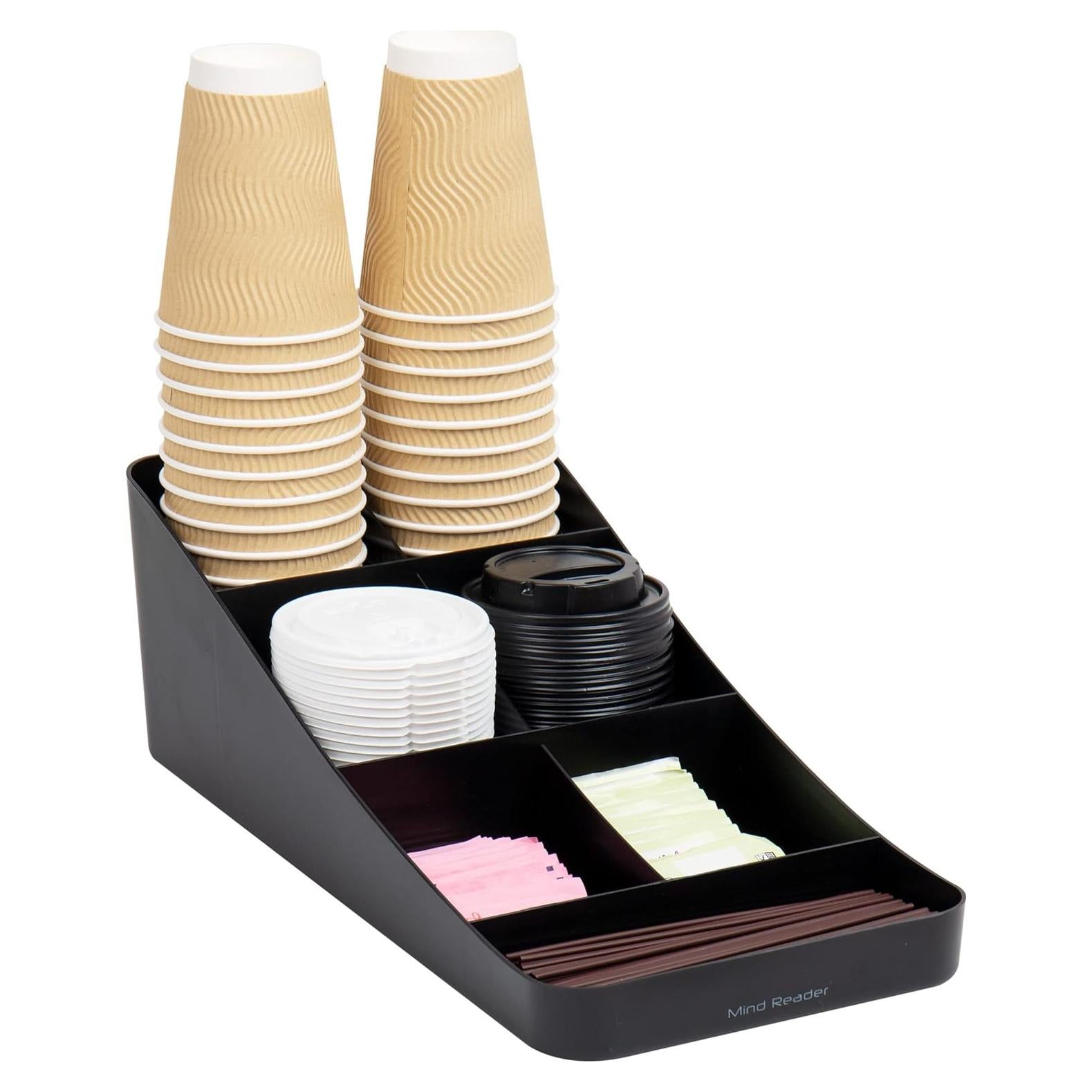 Organizador de Condimentos Mind Reader 7 Compartimentos Negro