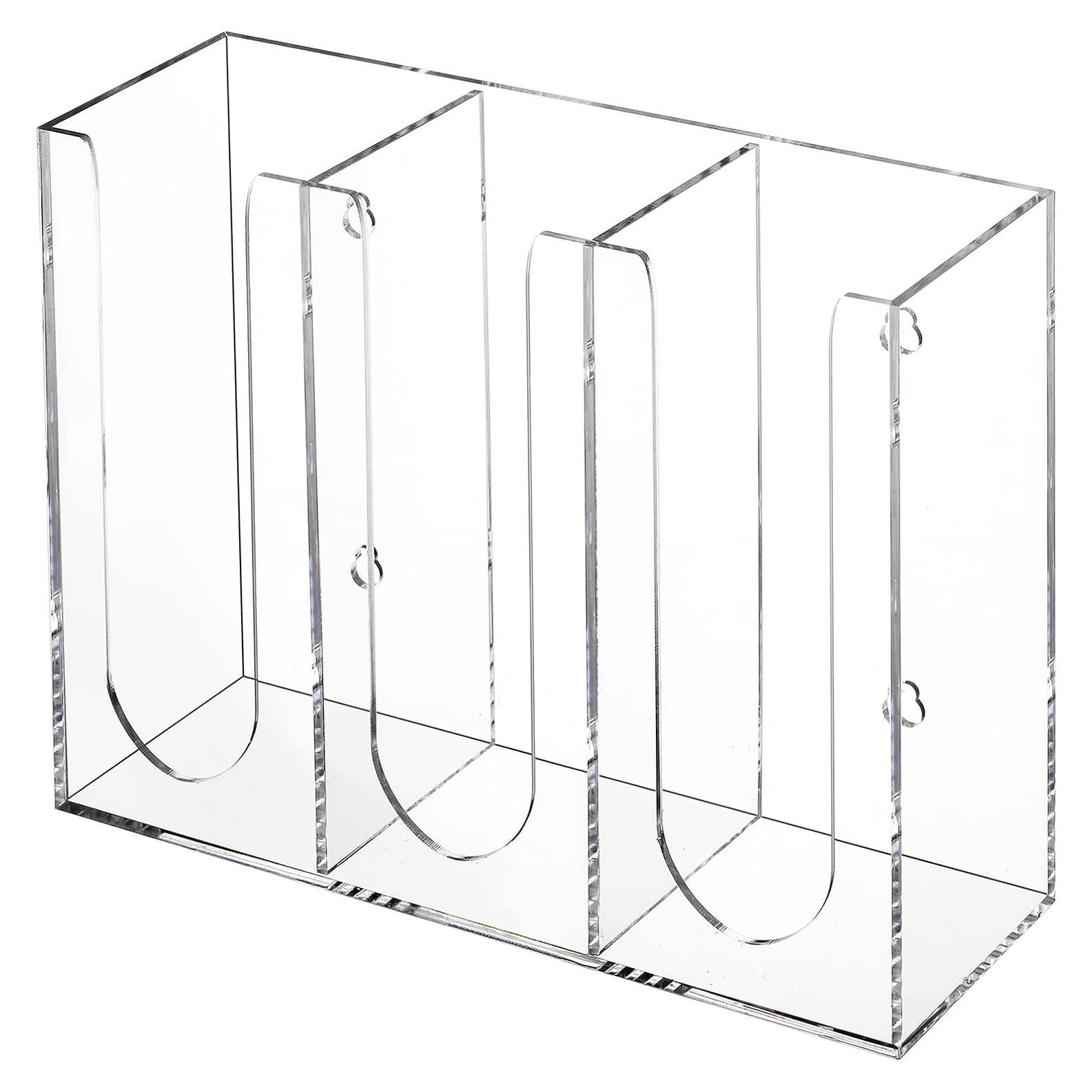 Organizador de Tazas Acrílico Suwimut 3 Compartimentos 60 Tazas