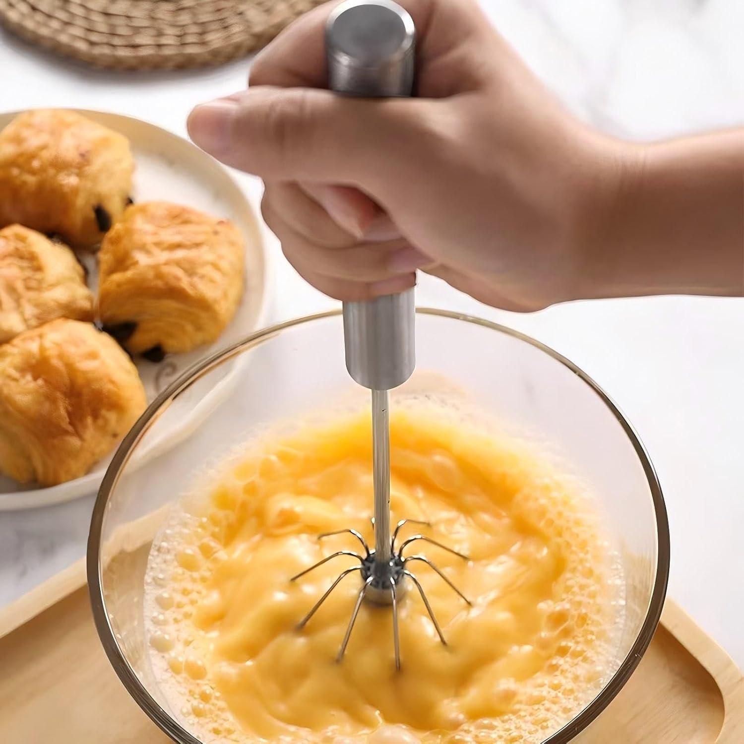 Paquete de 3 Batidores de Huevo SSydl Acero Inoxidable 32cm