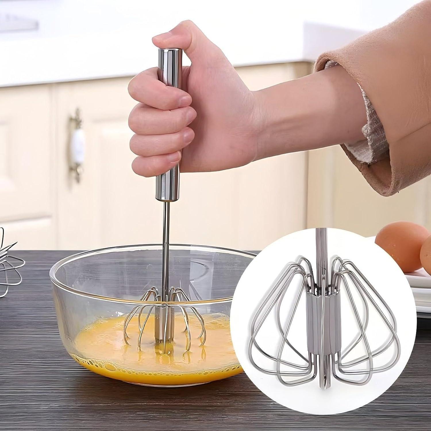 Paquete de 3 Batidores de Huevo SSydl Acero Inoxidable 32cm