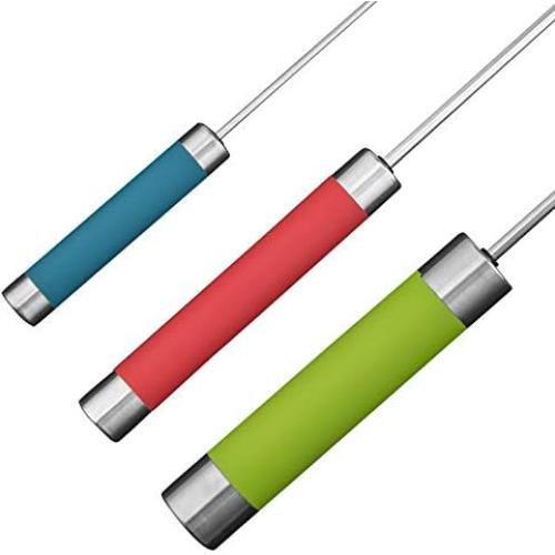 Batidor de huevos Fnoko de acero inoxidable 3 colores 0.25 kg