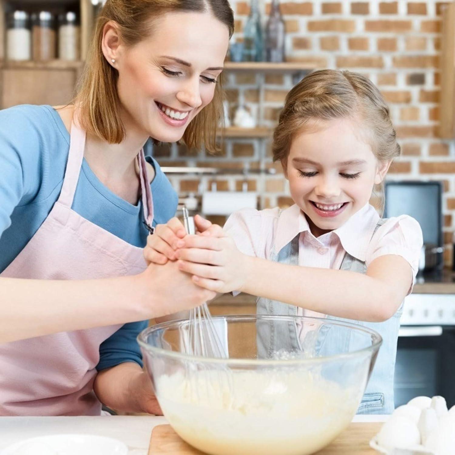 Juego de Batidores de Acero Inoxidable NileHome 3 Pzas