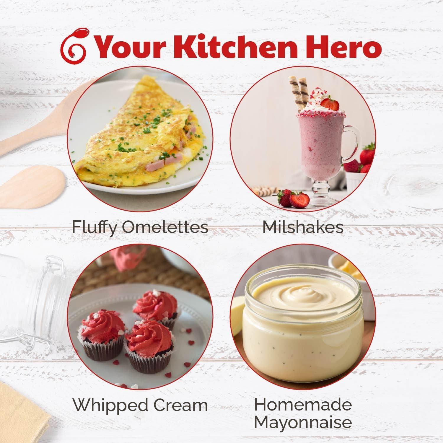 Batidor de Huevos Cooks Innovations Acero Inoxidable 2 Pzs