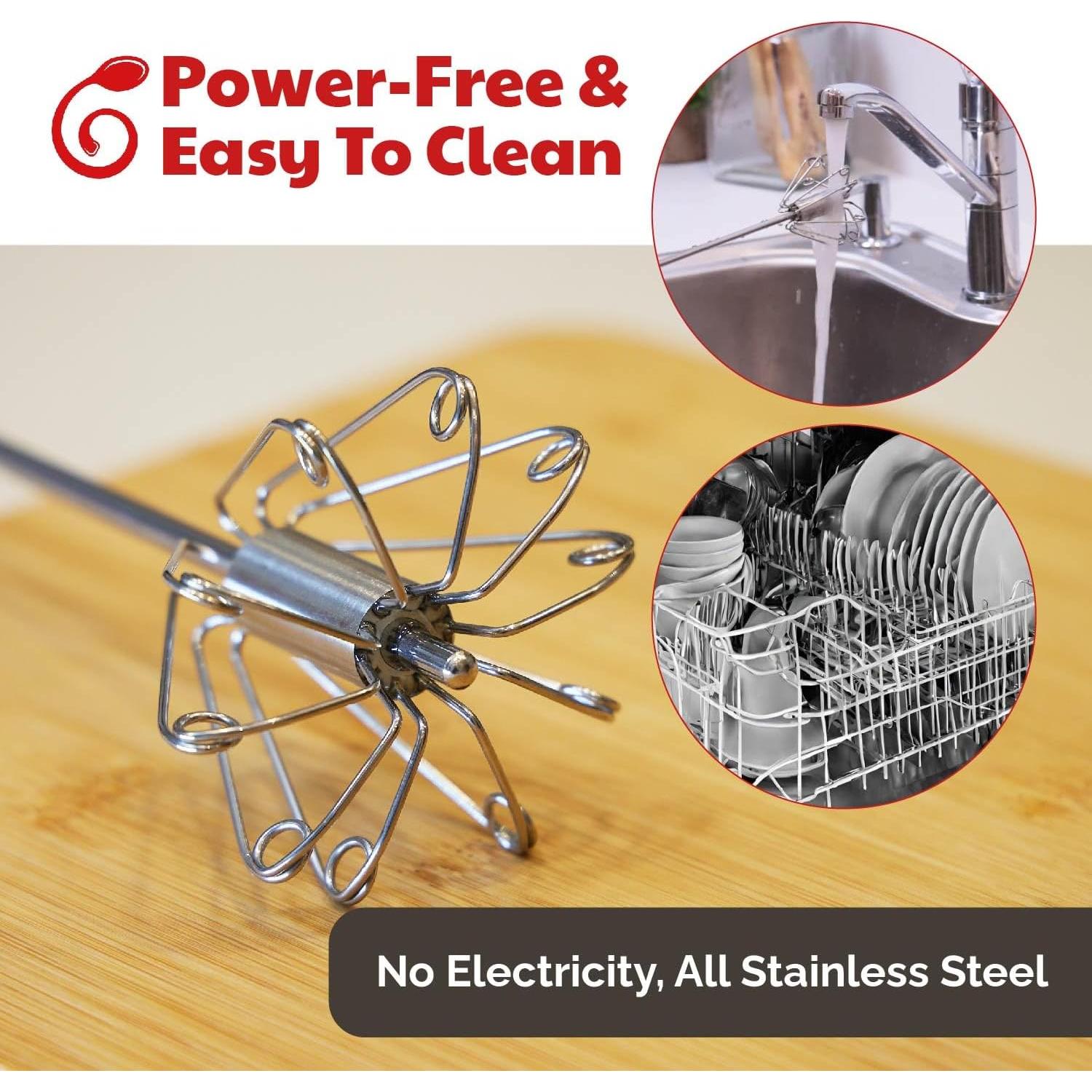 Batidor de Huevos Cooks Innovations Acero Inoxidable 2 Pzs