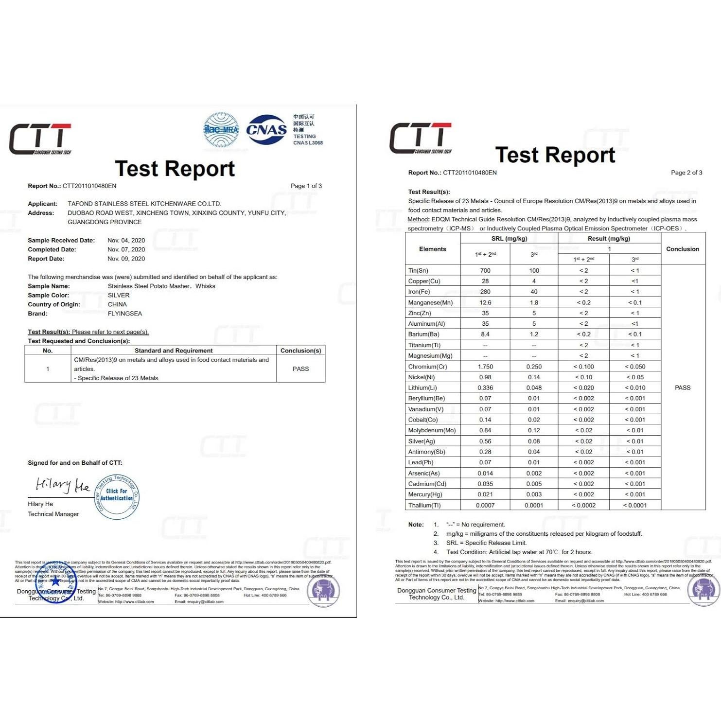 Batidor de acero inoxidable FLYINGSEA 26,67 cm mini