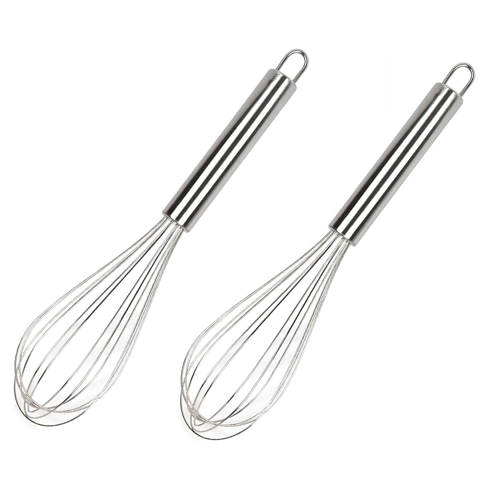 Batidor de huevos manual YIKANGHENG 2 piezas acero inoxidable