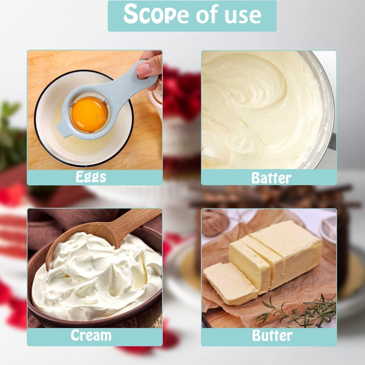 Batidor de huevos Jninexiu 30 cm acero inoxidable semi-automático