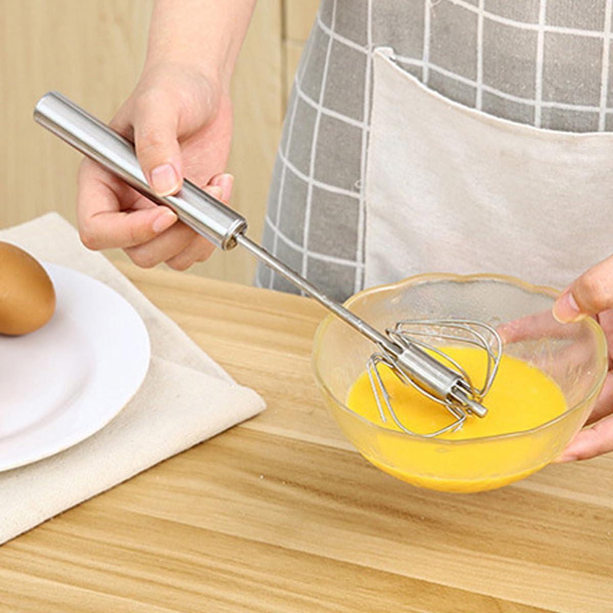 Set de 3 batidores de huevo KuuGuu de acero inoxidable