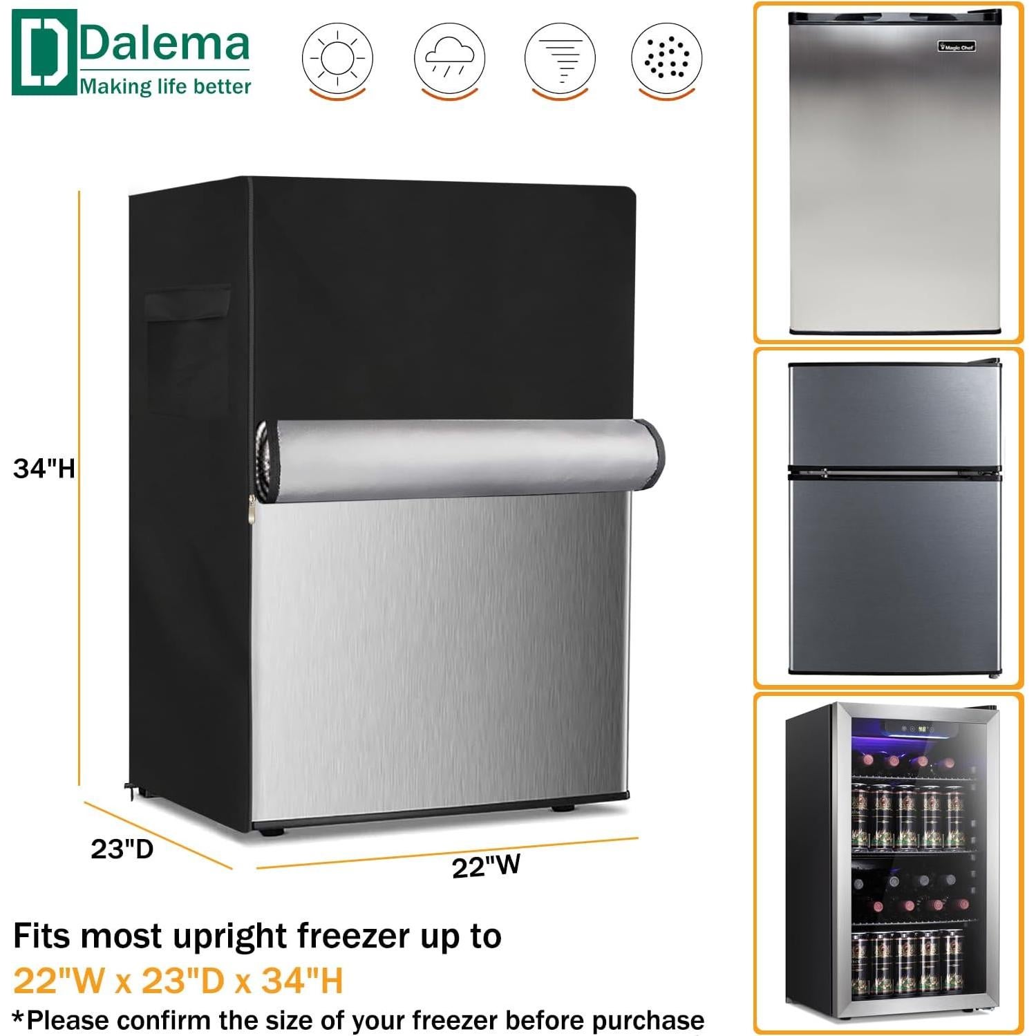 Cubierta para Refrigerador Exterior Dalema 56x58x86 cm Impermeable