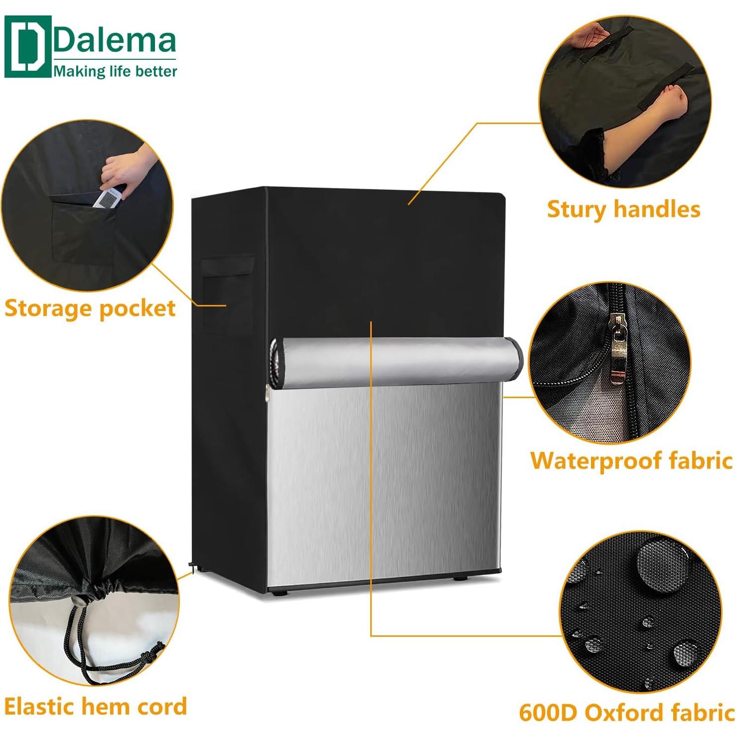 Cubierta para Refrigerador Exterior Dalema 56x58x86 cm Impermeable