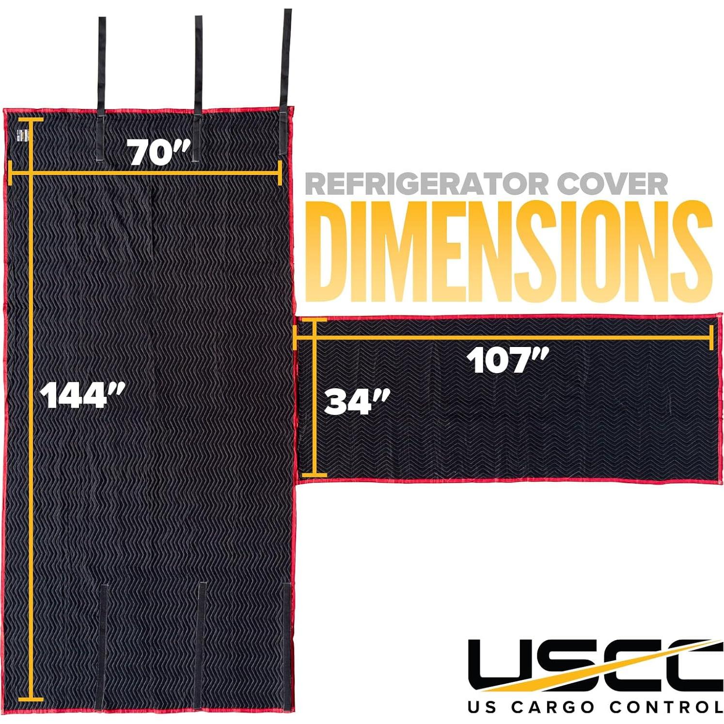 Cubierta Acolchada para Refrigerador US Cargo Control 178x97 cm