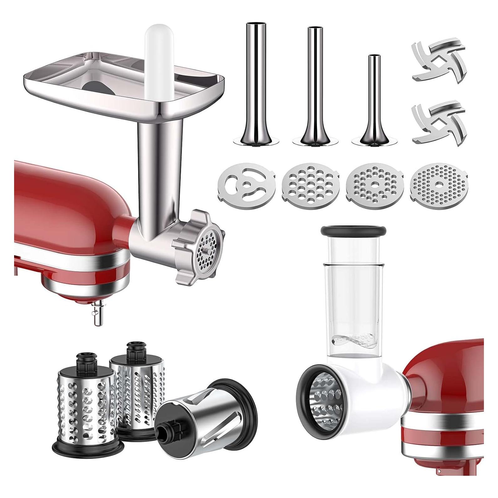 Accesorios Cofun para Mezclador KitchenAid - Picadora y Rebanadora