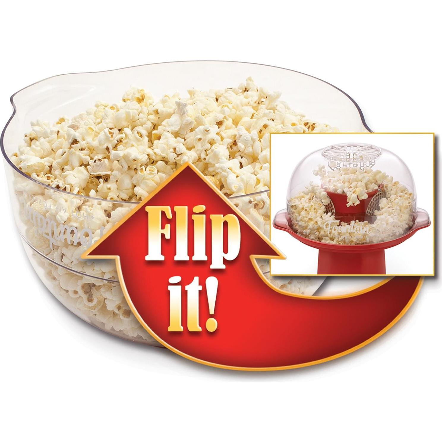 Presto 04868 Orville Redenbacher's Fountain Hot Air Popper, 20-Cups, Red