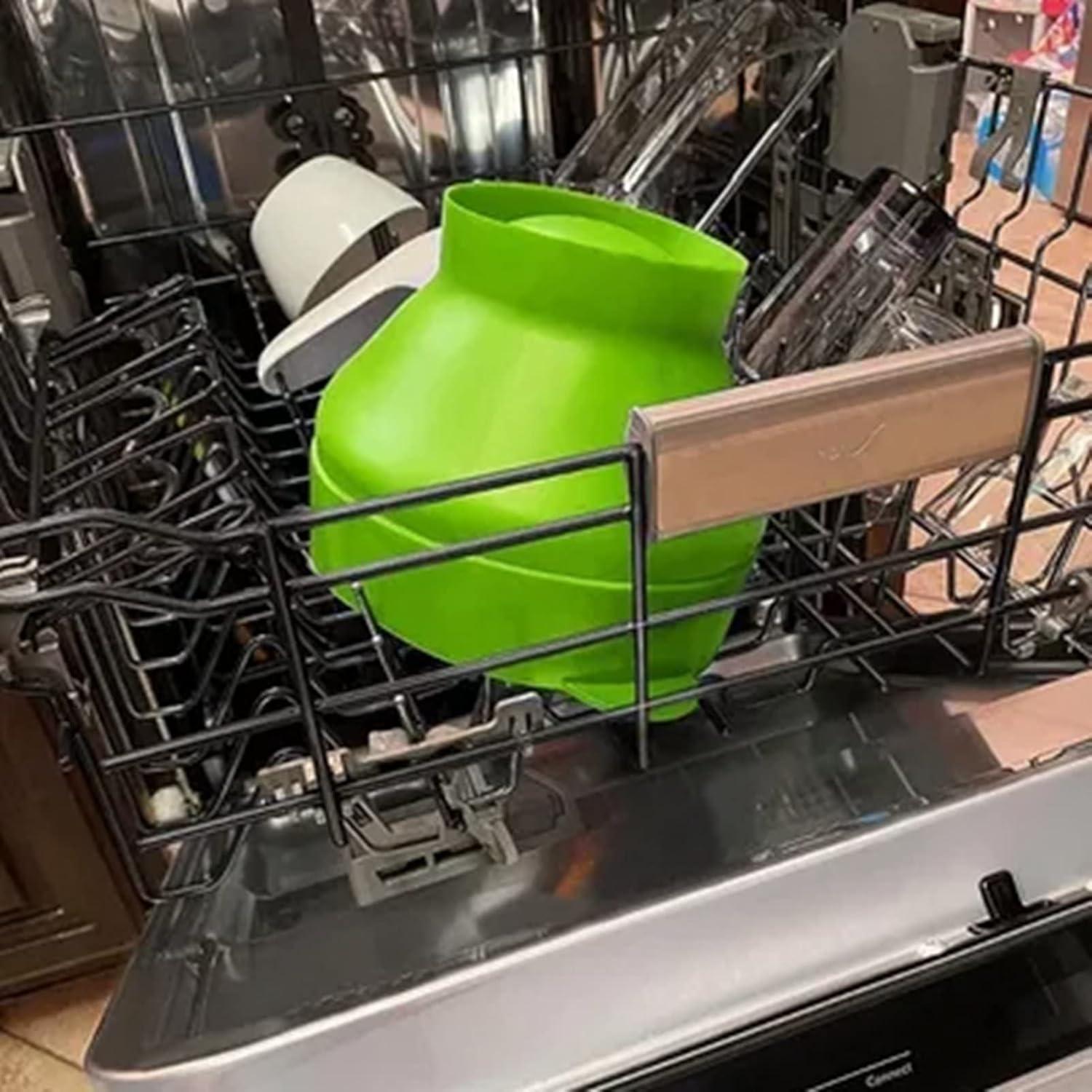 The Original Popco Silicone Microwave Popcorn Popper with Handles, Silicone Popcorn Maker, Collapsible Bowl Bpa Free and Dishwasher Safe