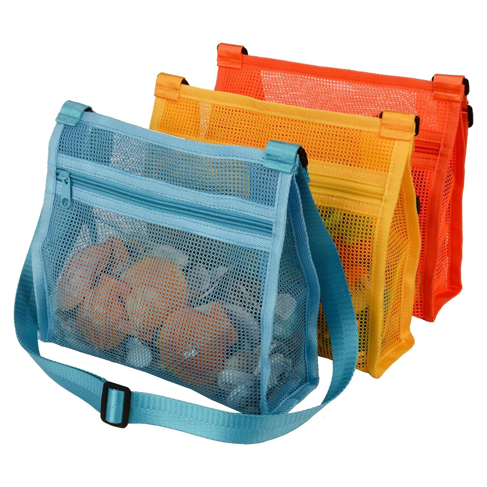 Bolsa de Malla para Conchas de Playa MUYIZI 3 Colores