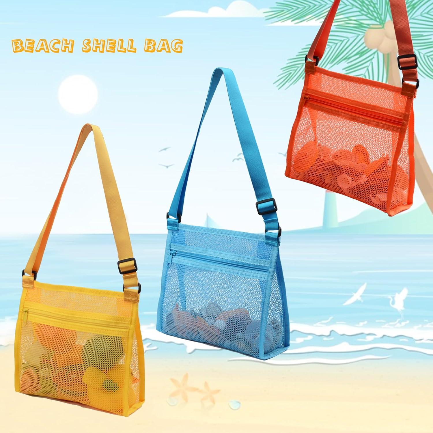 Bolsa de Malla para Conchas de Playa MUYIZI 3 Colores