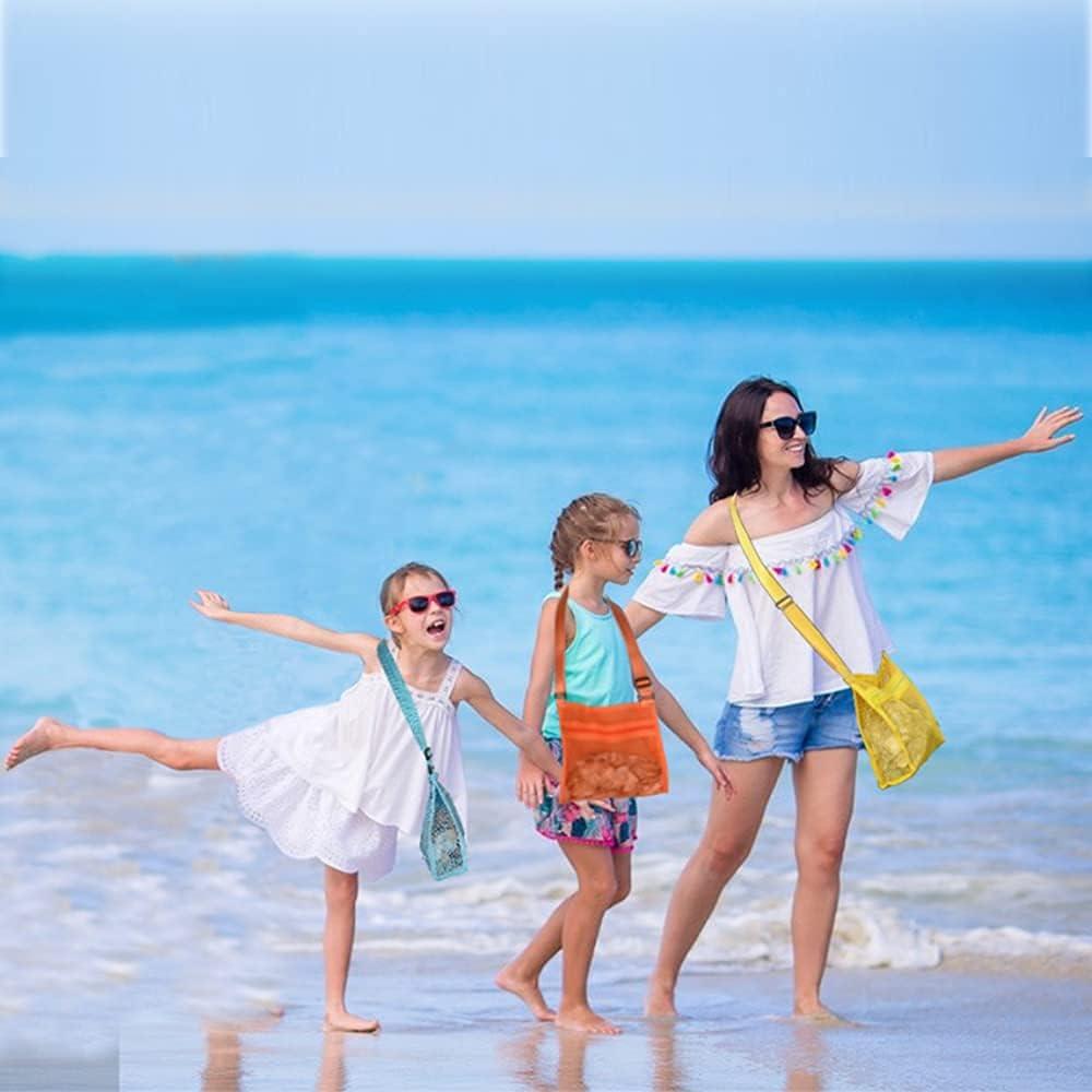 Bolsa de Malla para Conchas de Playa MUYIZI 3 Colores