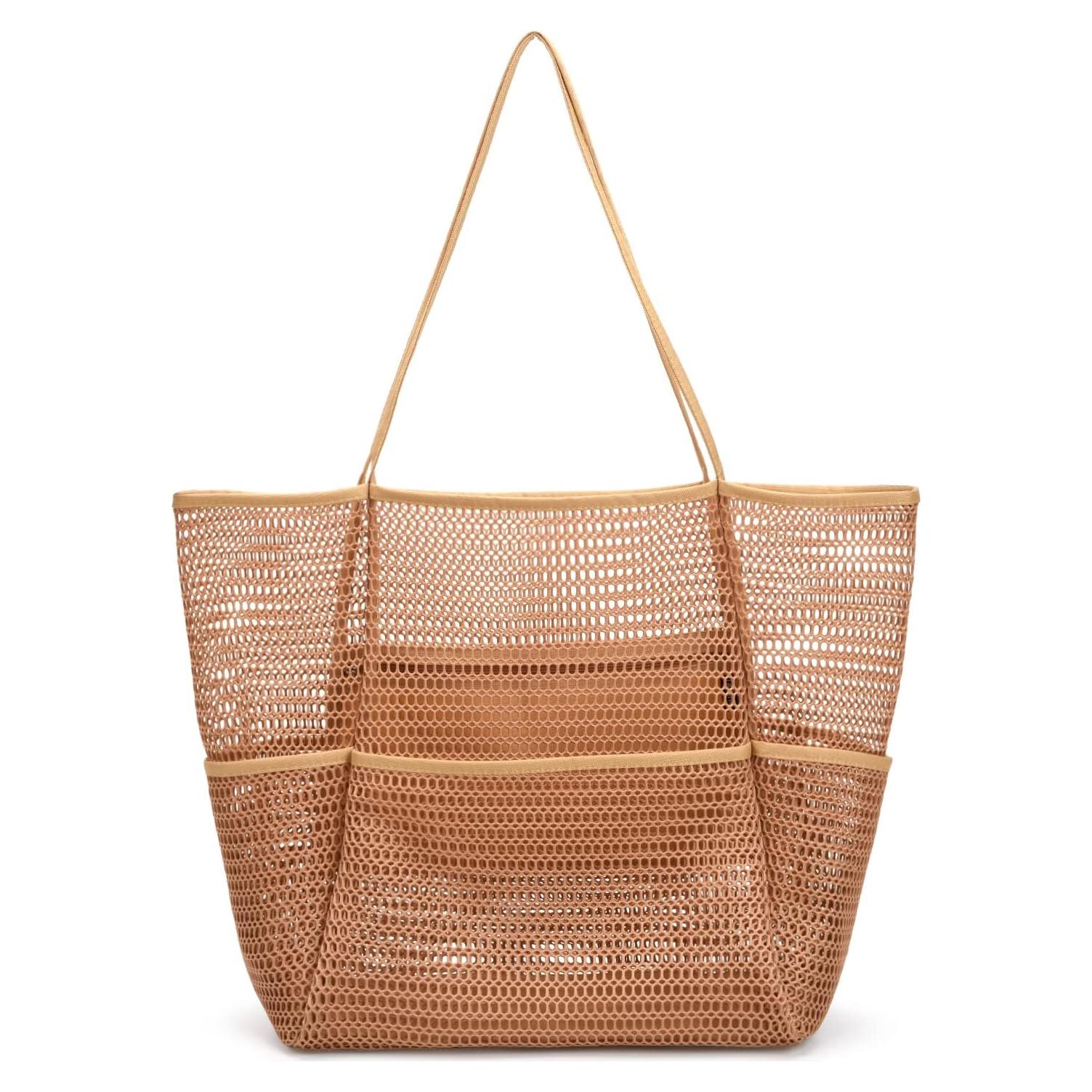 Bolsa de Playa Malla Tainehs 39x36x17cm Impermeable