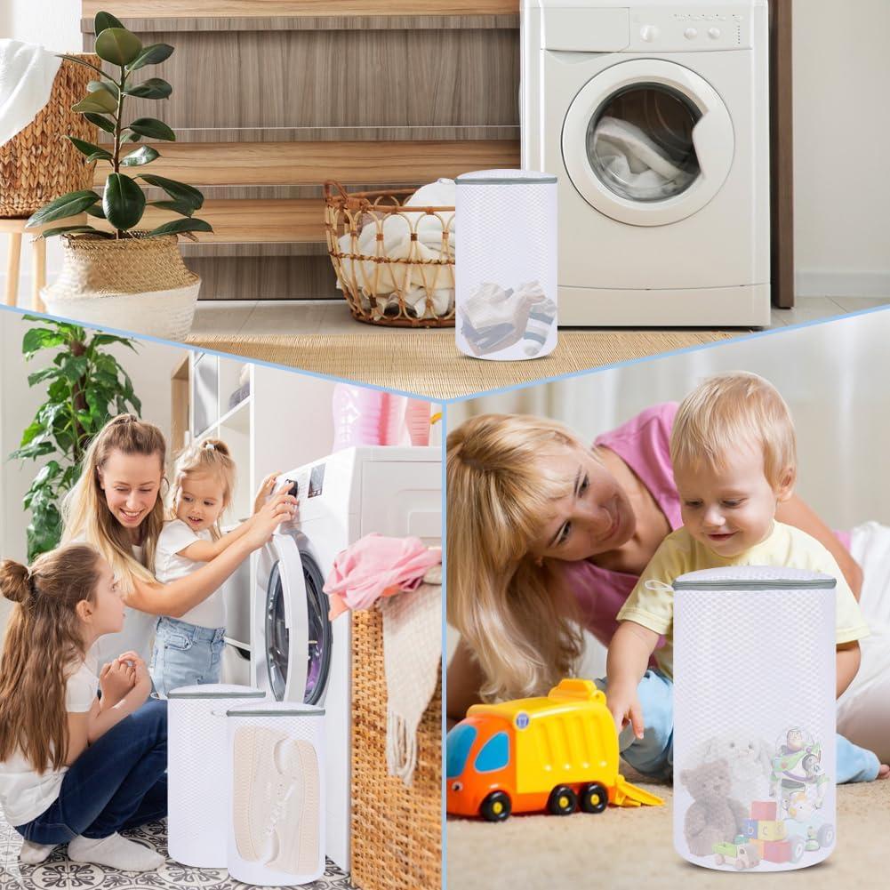 Bolsa de Lavado de Zapatos Vivifying 2 Piezas Malla 19,8x35,6cm