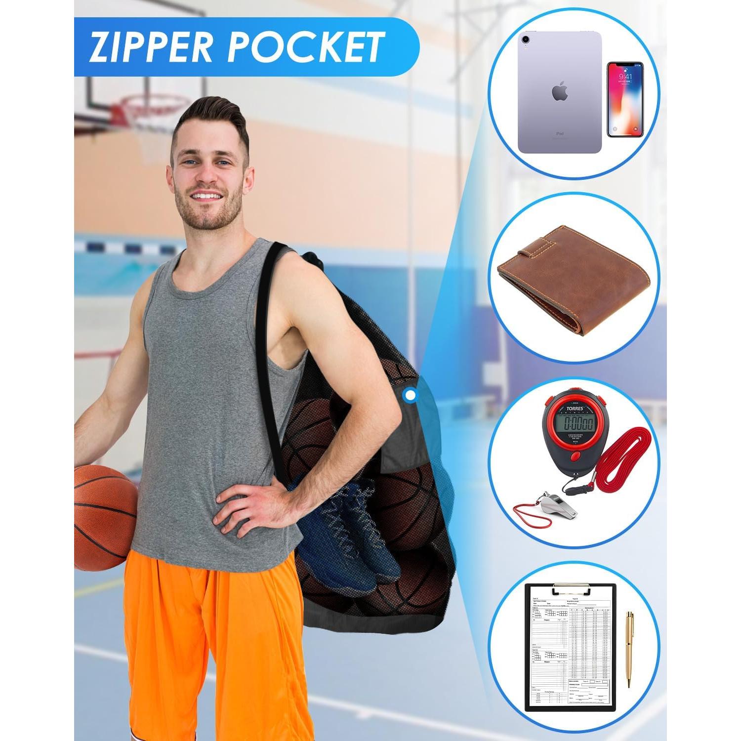 Bolsa de Red para Balones BROTOU 100L Alta Resistencia