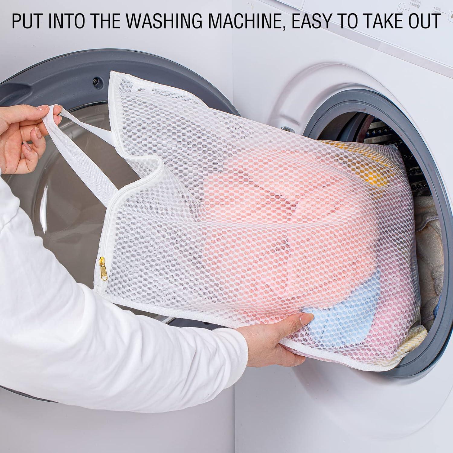 Bolsa de Lavandería Tenrai con Cierre YKK - 3 Piezas 40x48 cm