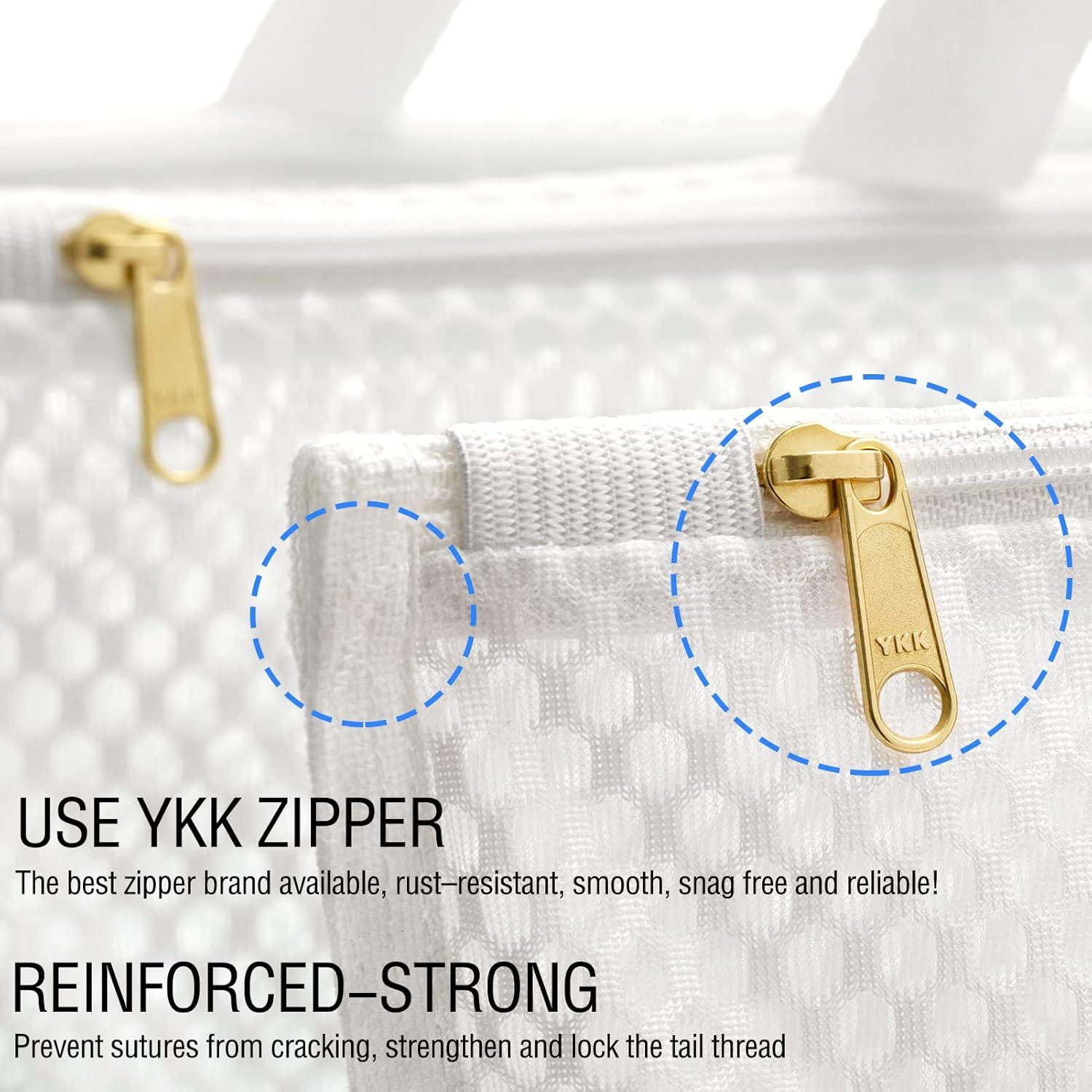 Bolsa de Lavandería Tenrai con Cierre YKK - 3 Piezas 40x48 cm