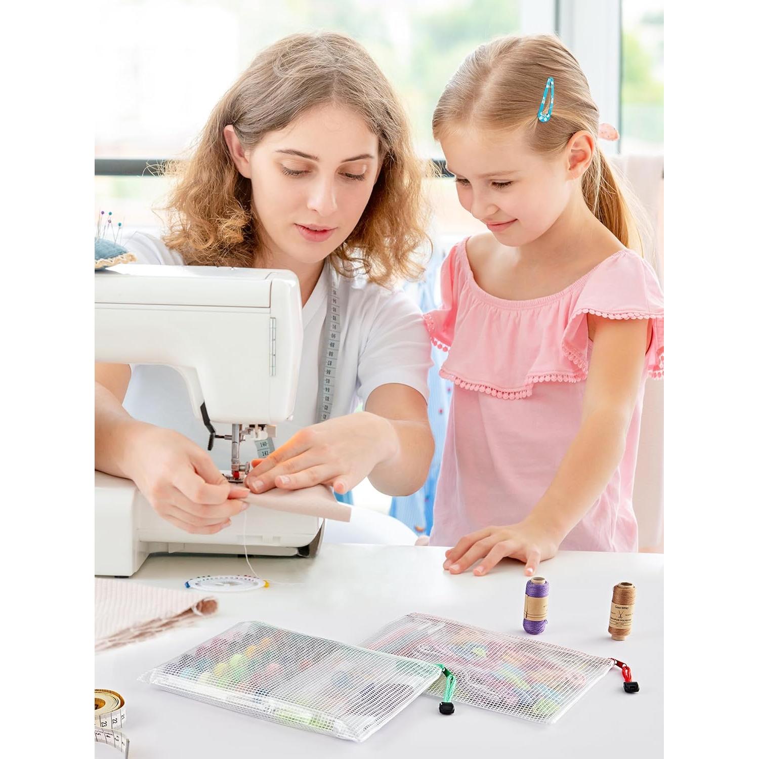 JARLINK 20 Bolsas de Malla A5 Resistentes al Agua 10 Colores