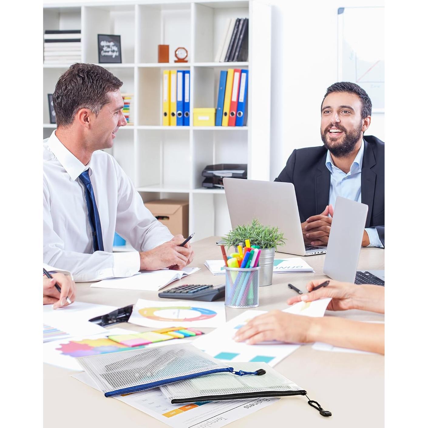 JARLINK 20 Bolsas de Malla A5 Resistentes al Agua 10 Colores