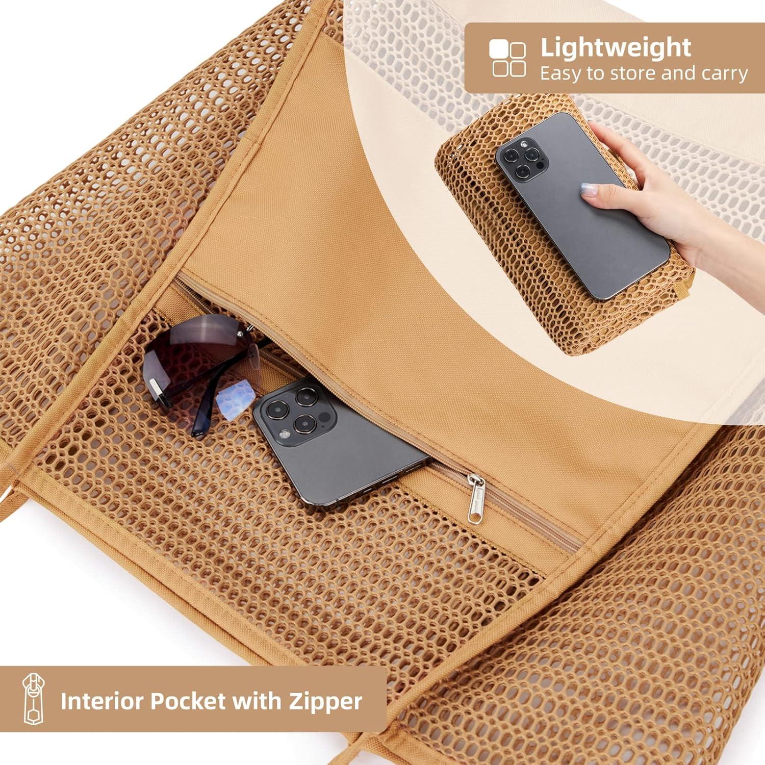 Bolsa de Playa KALIDI de Nylon Plegable 23L para Mujeres