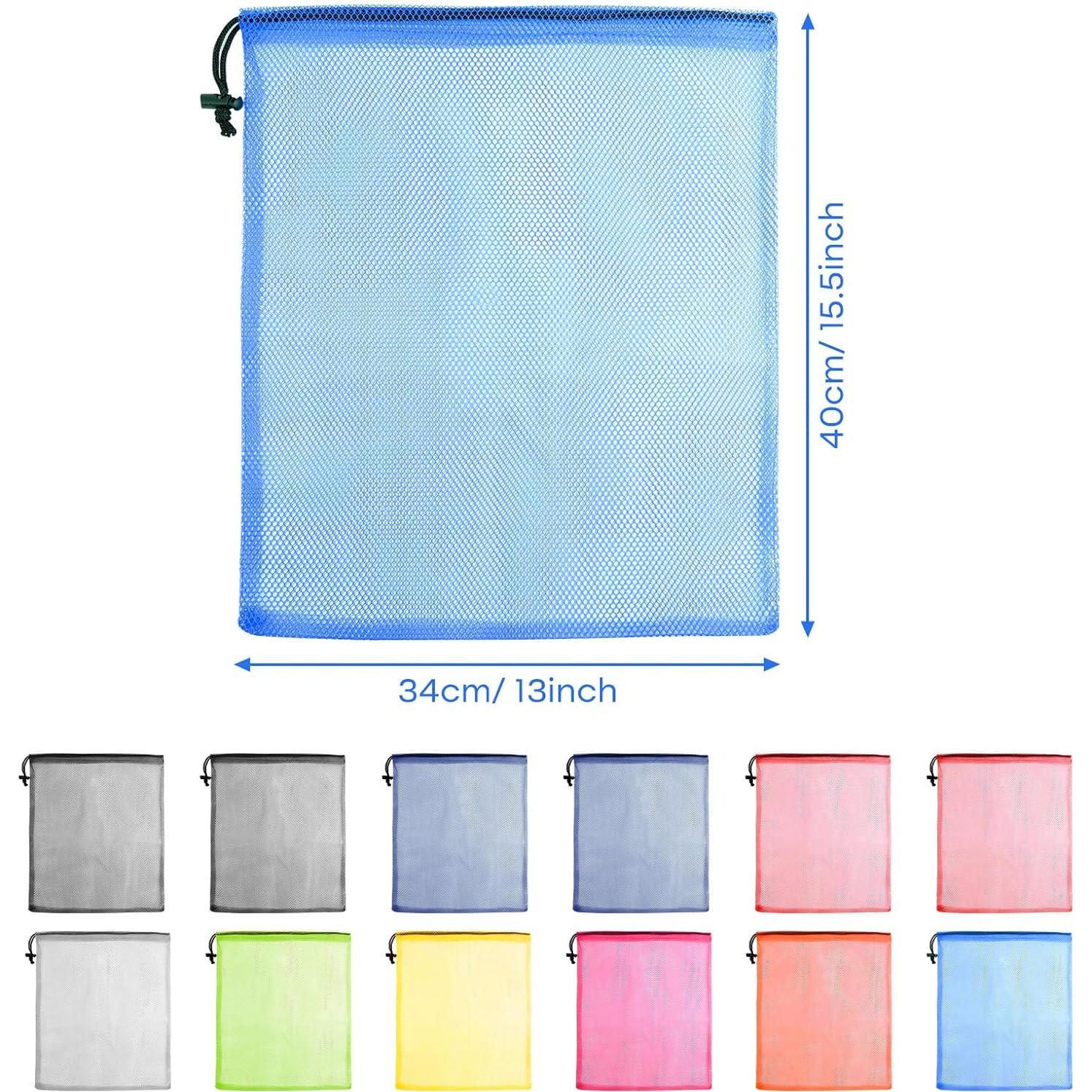 Bolsas de Almacenamiento de Malla PLULON 12 Pcs 34x40 cm