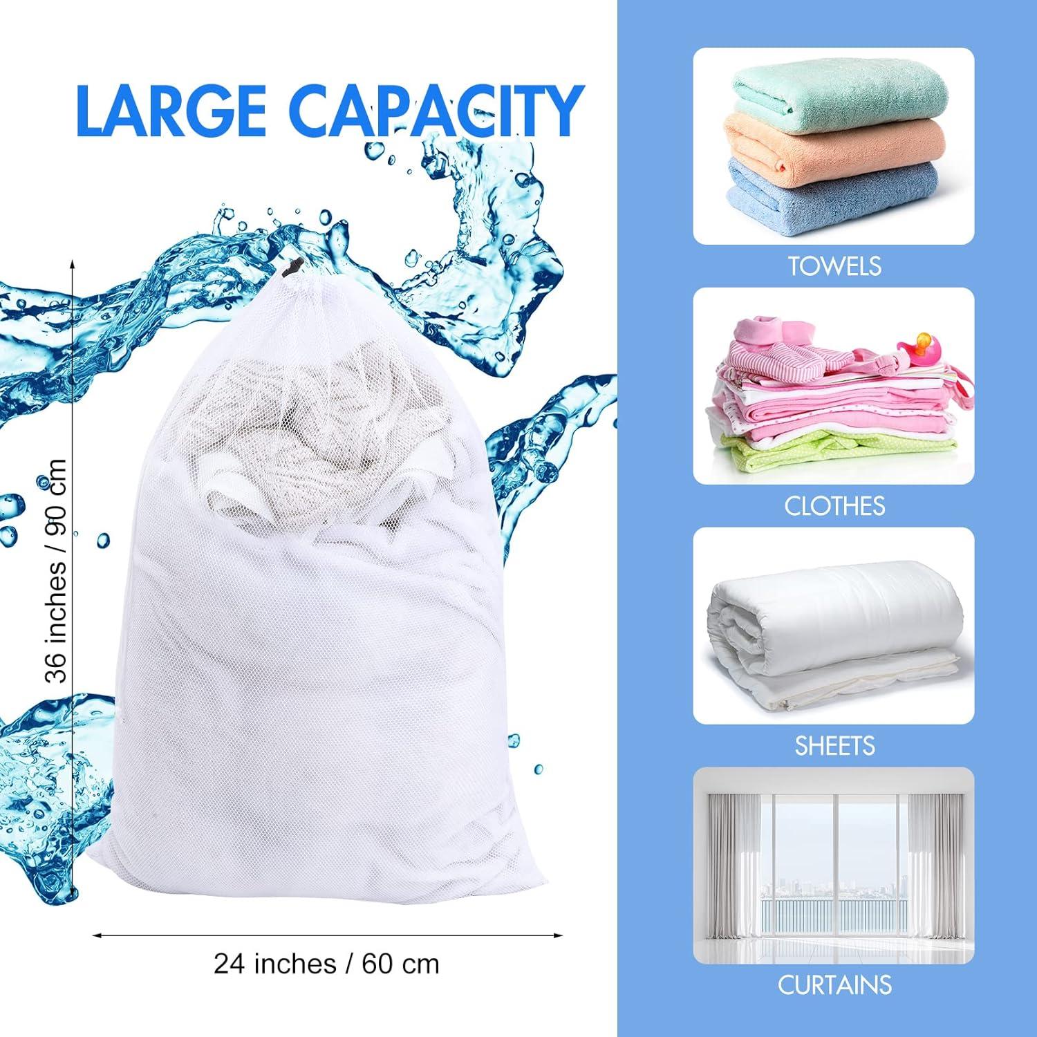 Berlune 30 Bolsas de Malla Grandes 61x91 cm para Lavado