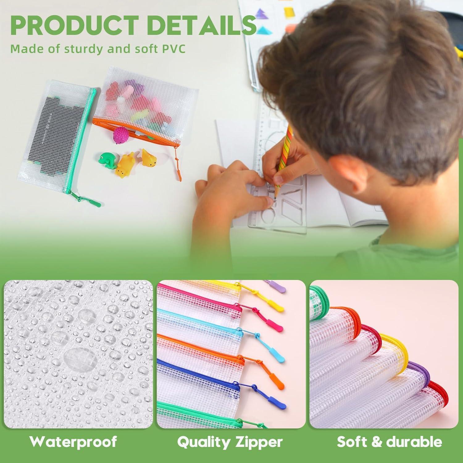 25 Bolsas de Cremallera YOPCDJ para Organización Multicolor