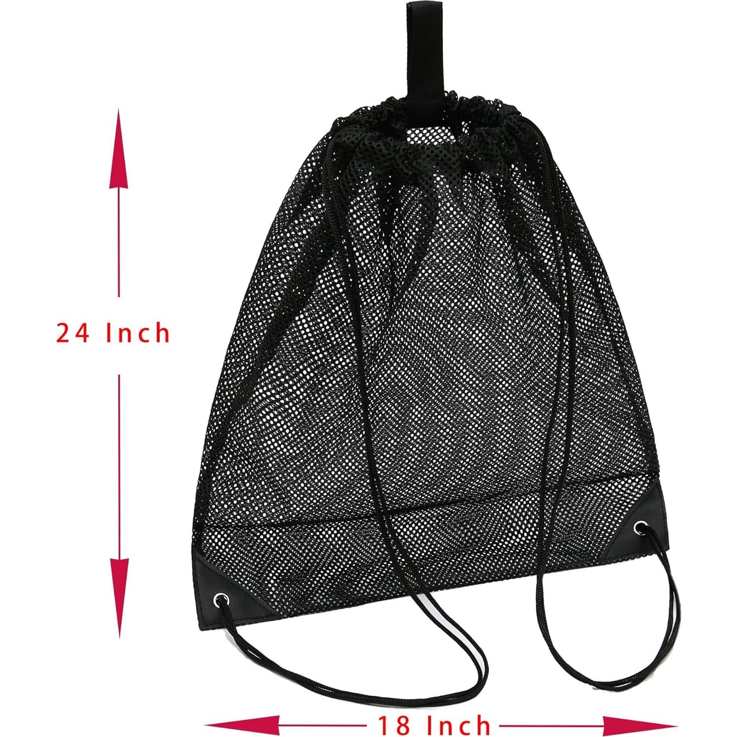 Palmhomee Paquete de 4 Bolsas de Malla con Cierre para Deportes