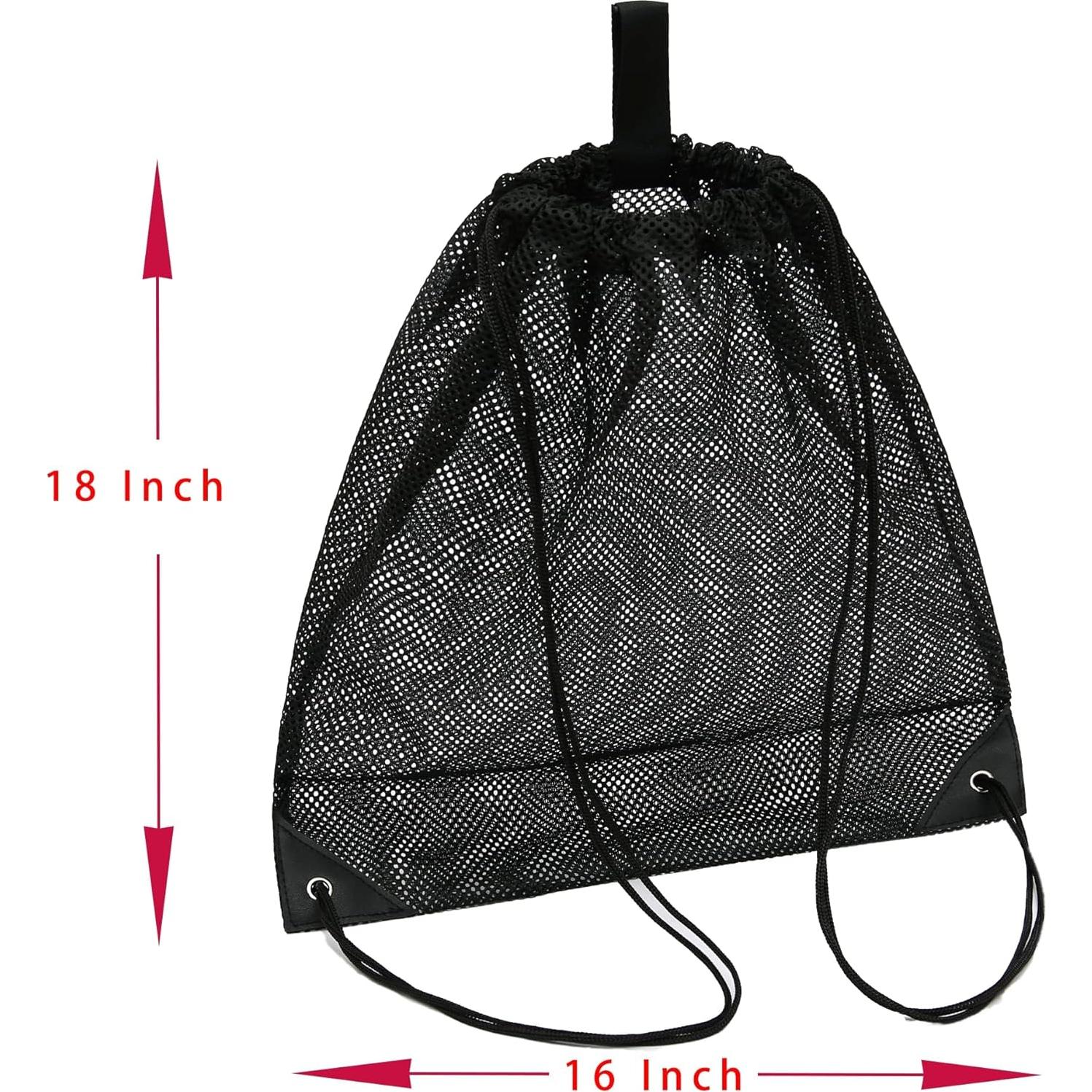 Palmhomee Paquete de 4 Bolsas de Malla con Cierre para Deportes