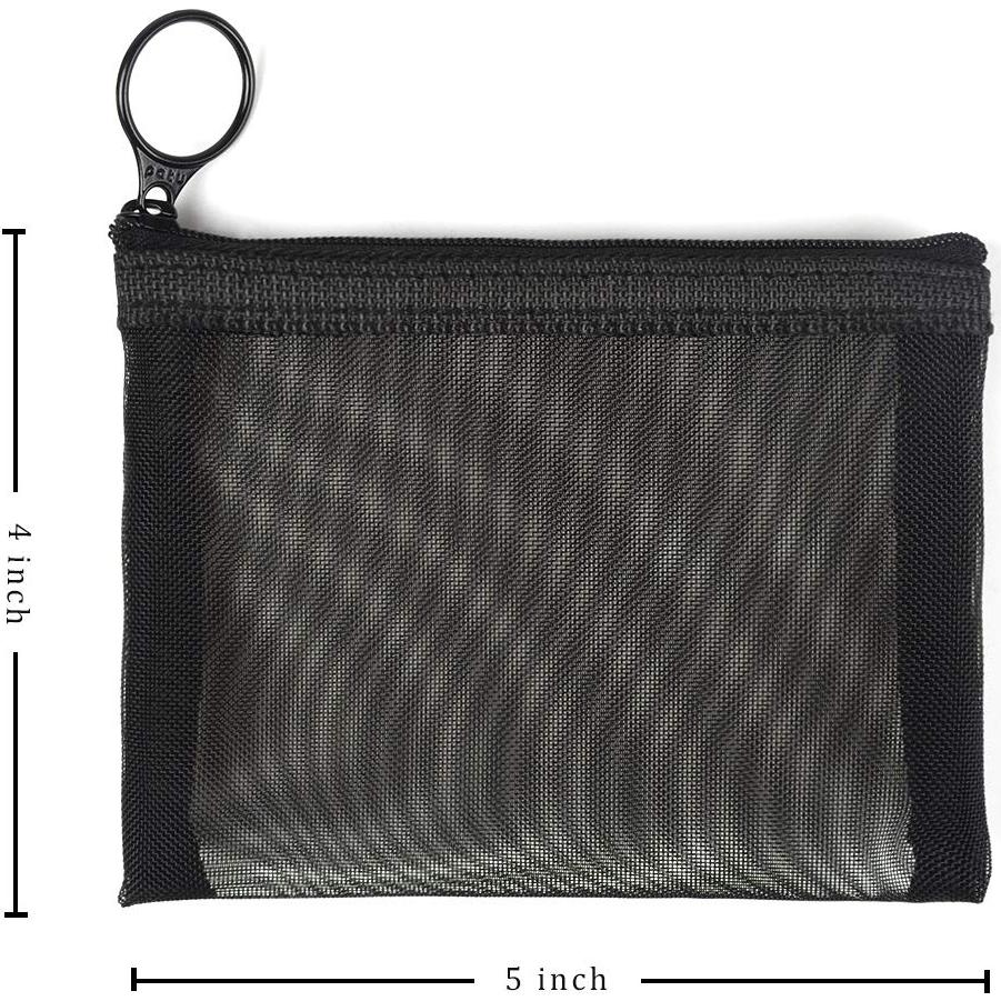 Bolsas de Malla con Cierre PATU A7 5 Piezas 12,7x10,16cm