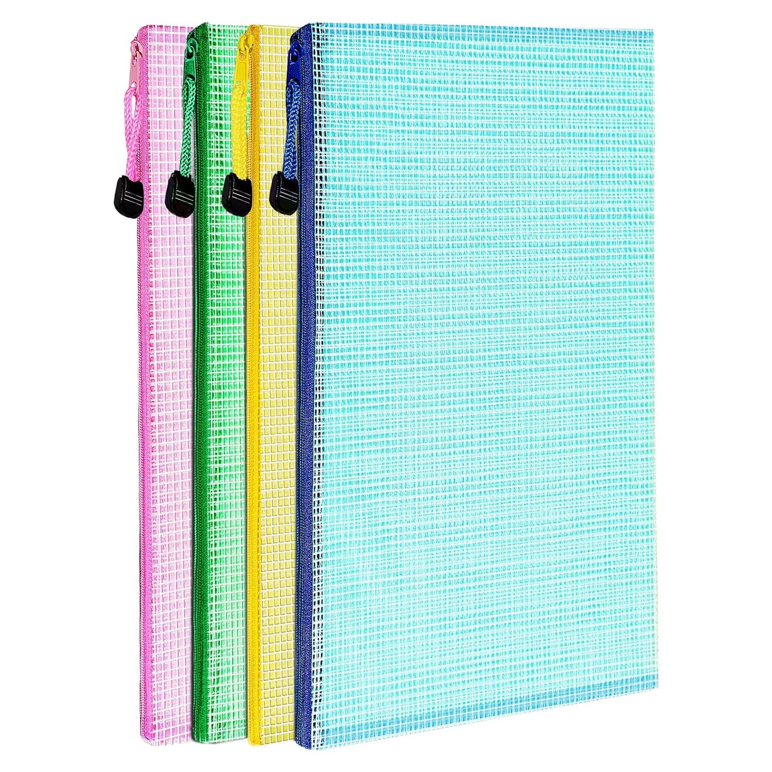 Bolsas de Malla con Cremallera LEOBRO 4 pcs 33.8x23.5 cm