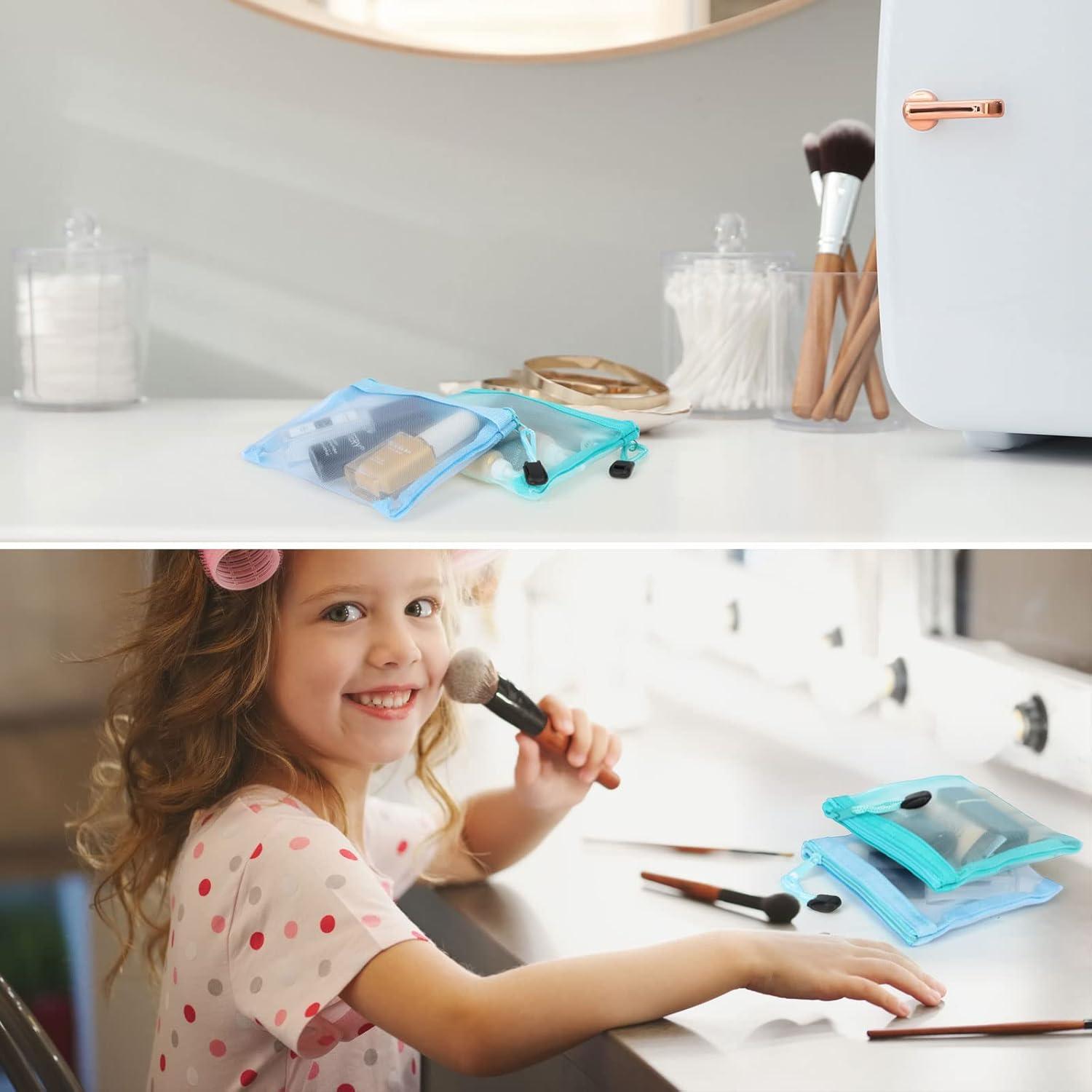 Jexine 24 Mini Bolsas de Malla con Cremallera 13x10 cm