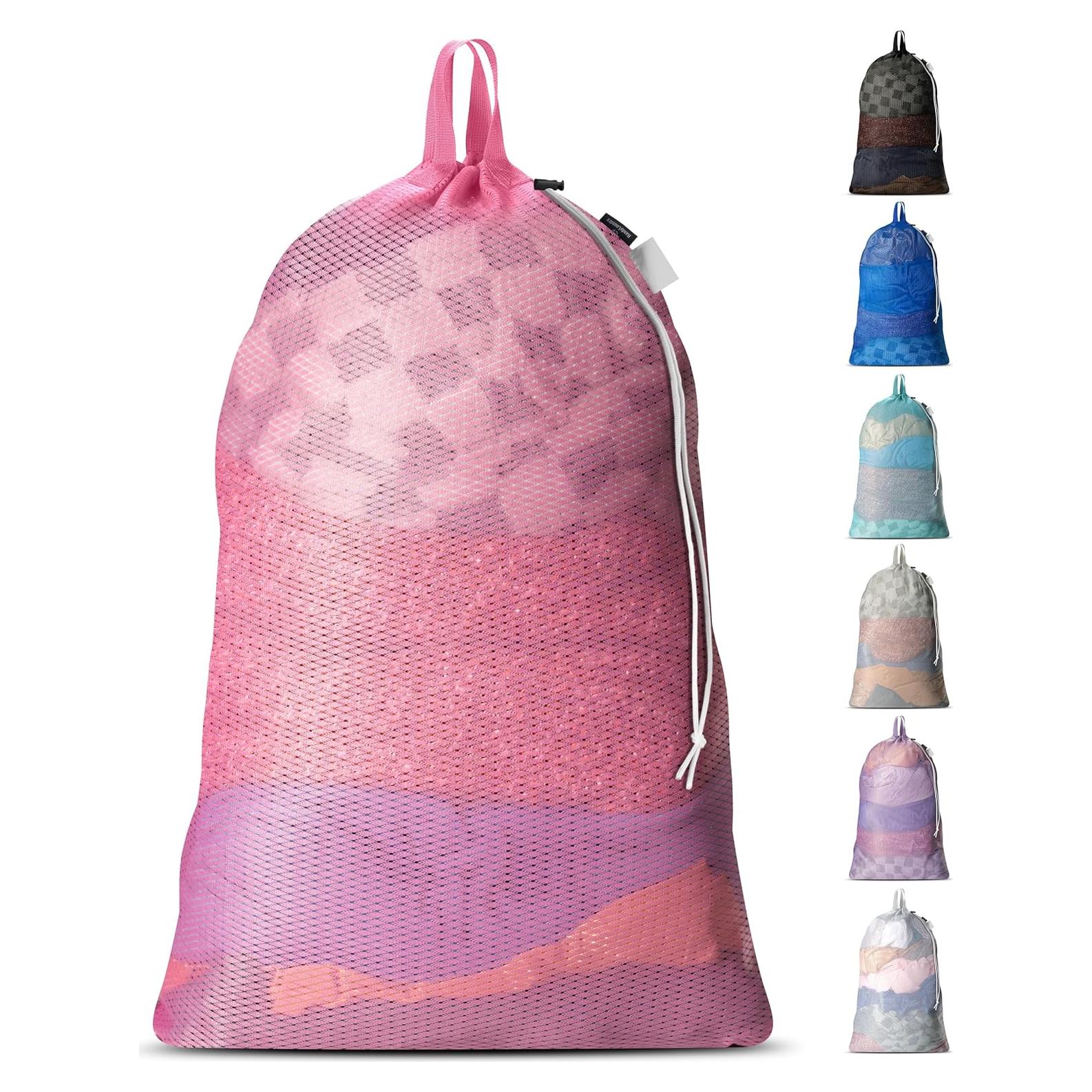 Bolsa de lavandería malla rosa Handy Laundry 1-Pack