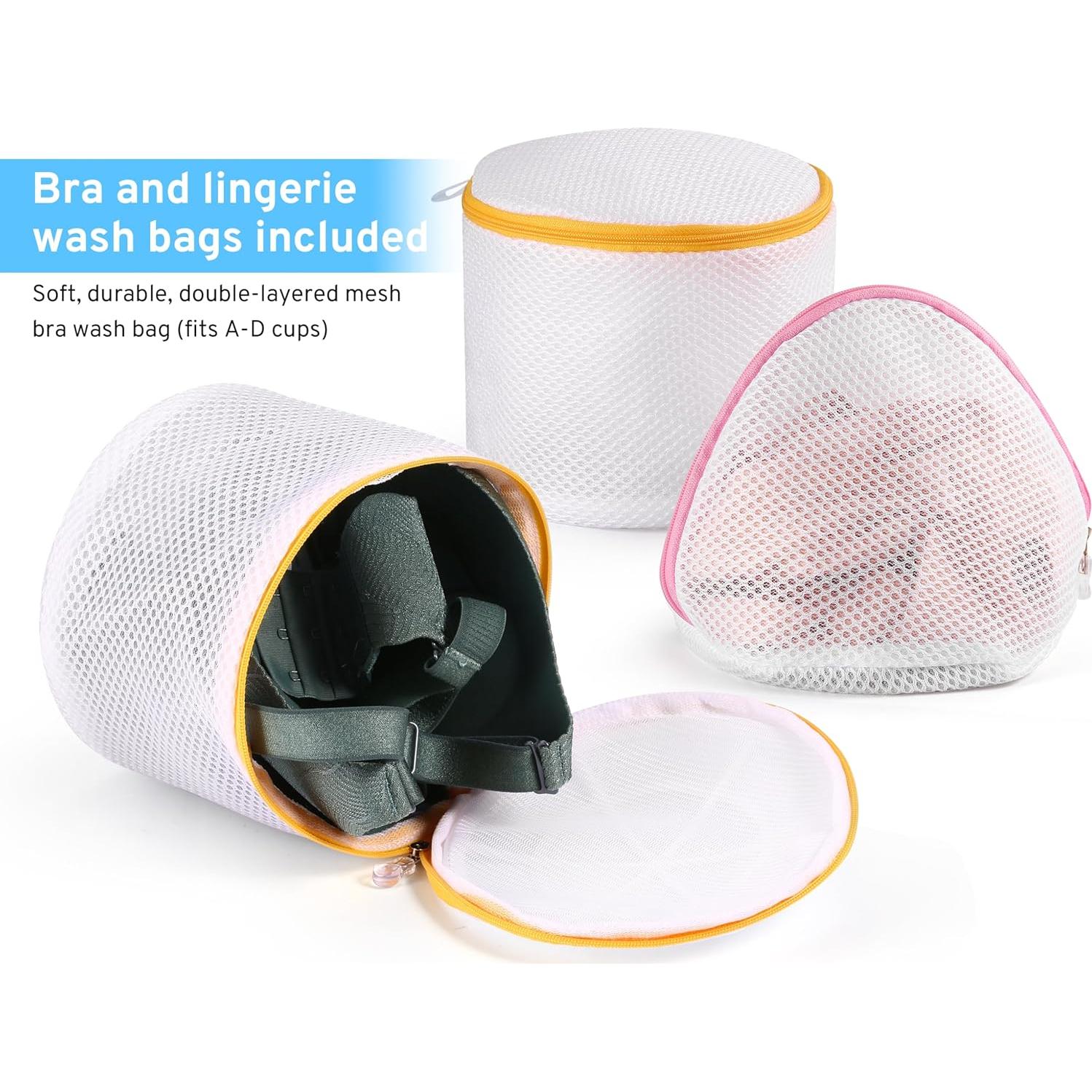 Paquete 7 Bolsas de Lavandería Urezorgear Malla Fina