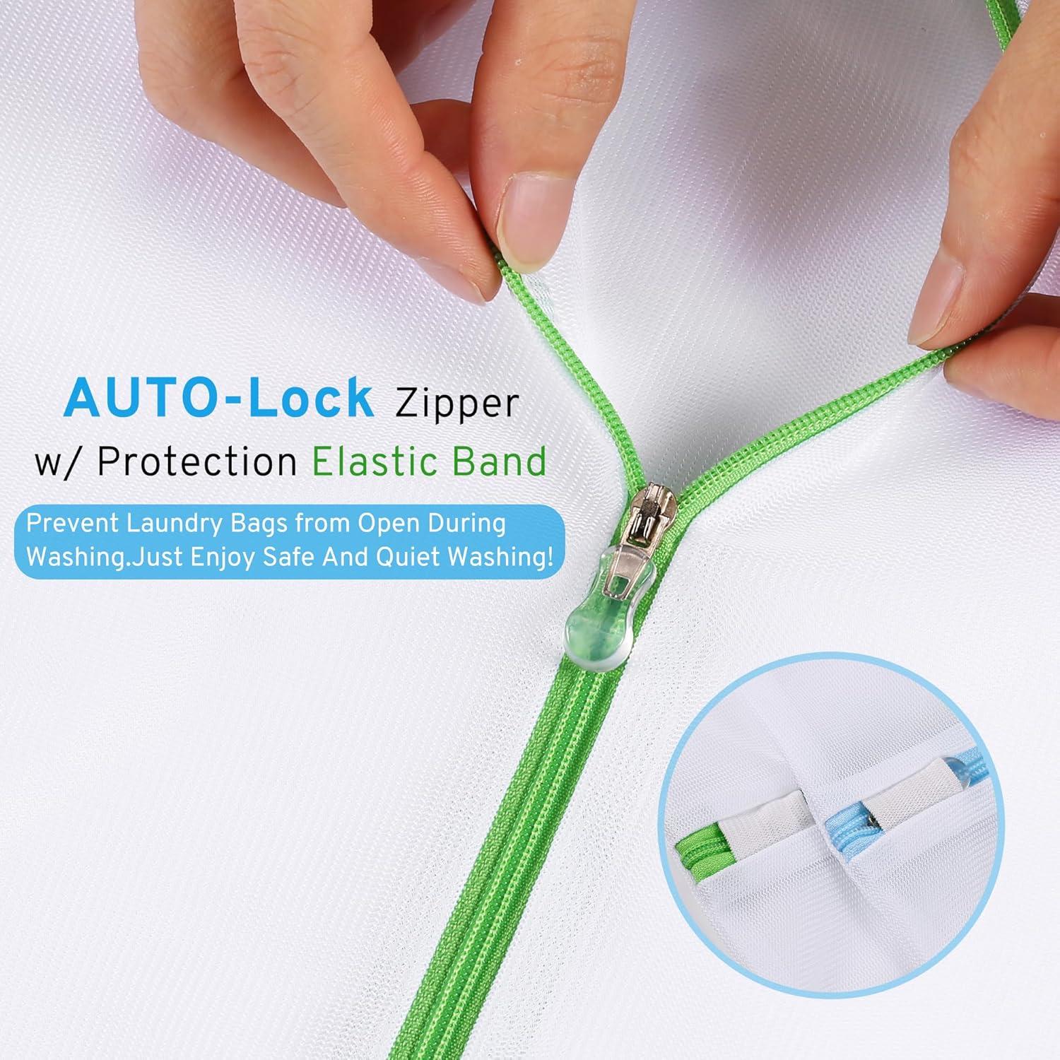 Paquete 7 Bolsas de Lavandería Urezorgear Malla Fina