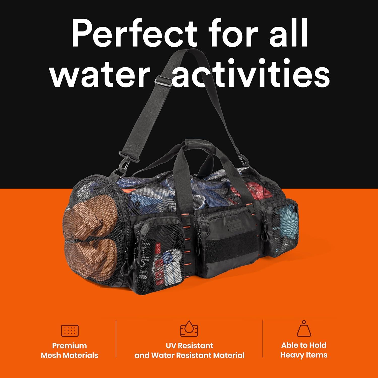 Bolsa de Malla 90L Fitdom para Buceo y Playa