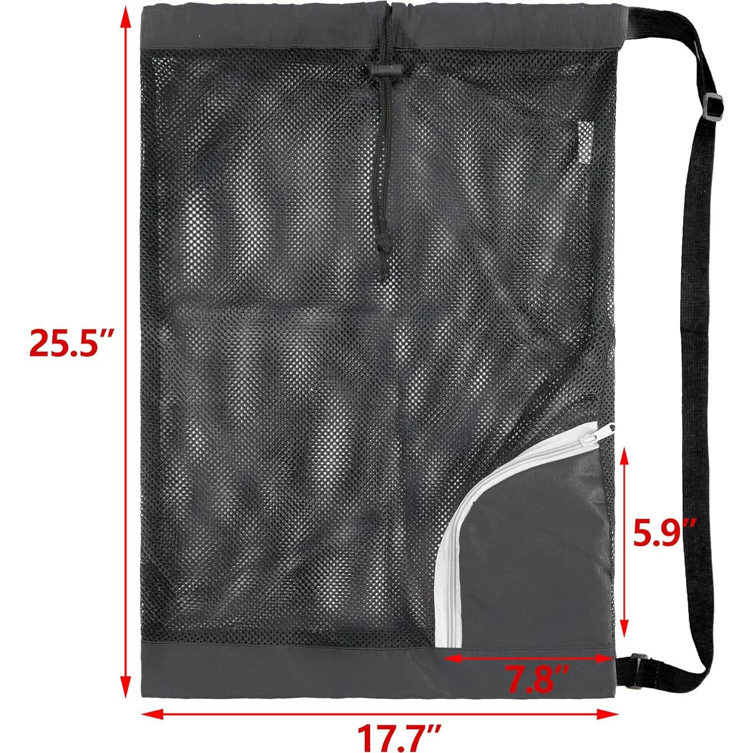 Mochila de Malla BeeGreen Unisex 45x65cm para Gimnasio