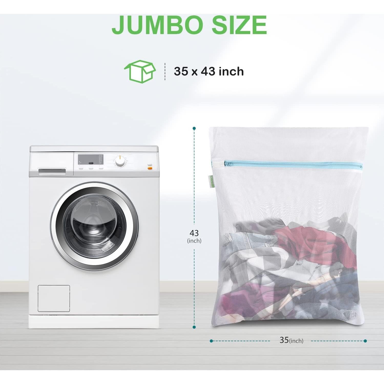 Bolsa de Lavado de Malla OTraki XL 109x89 cm para Ropa