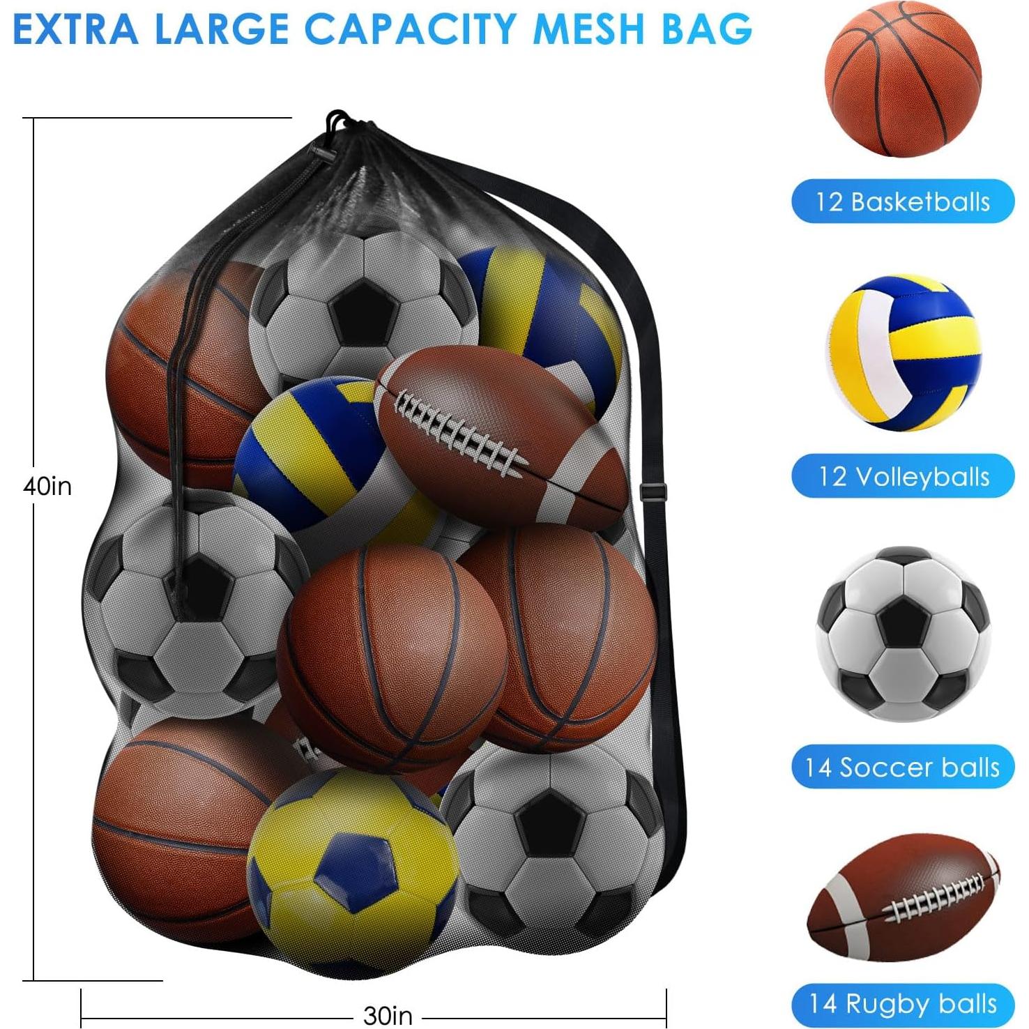 Bolsa de Deporte Extra Grande BROTOU 30x40 cm Malla Nylon