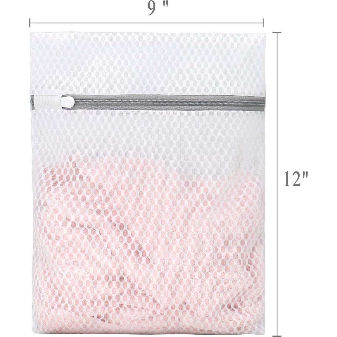 3 Bolsas de Lavandería Malla Panal Muchfun 23x30cm Duraderas