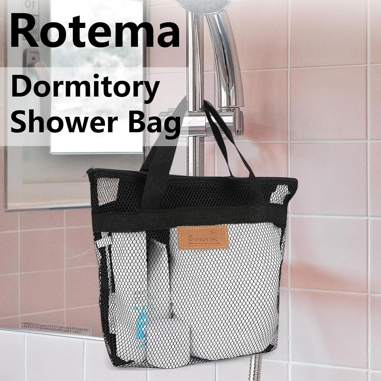 Bolsa de Ducha Portátil Rotema - 30x25 cm - Negro