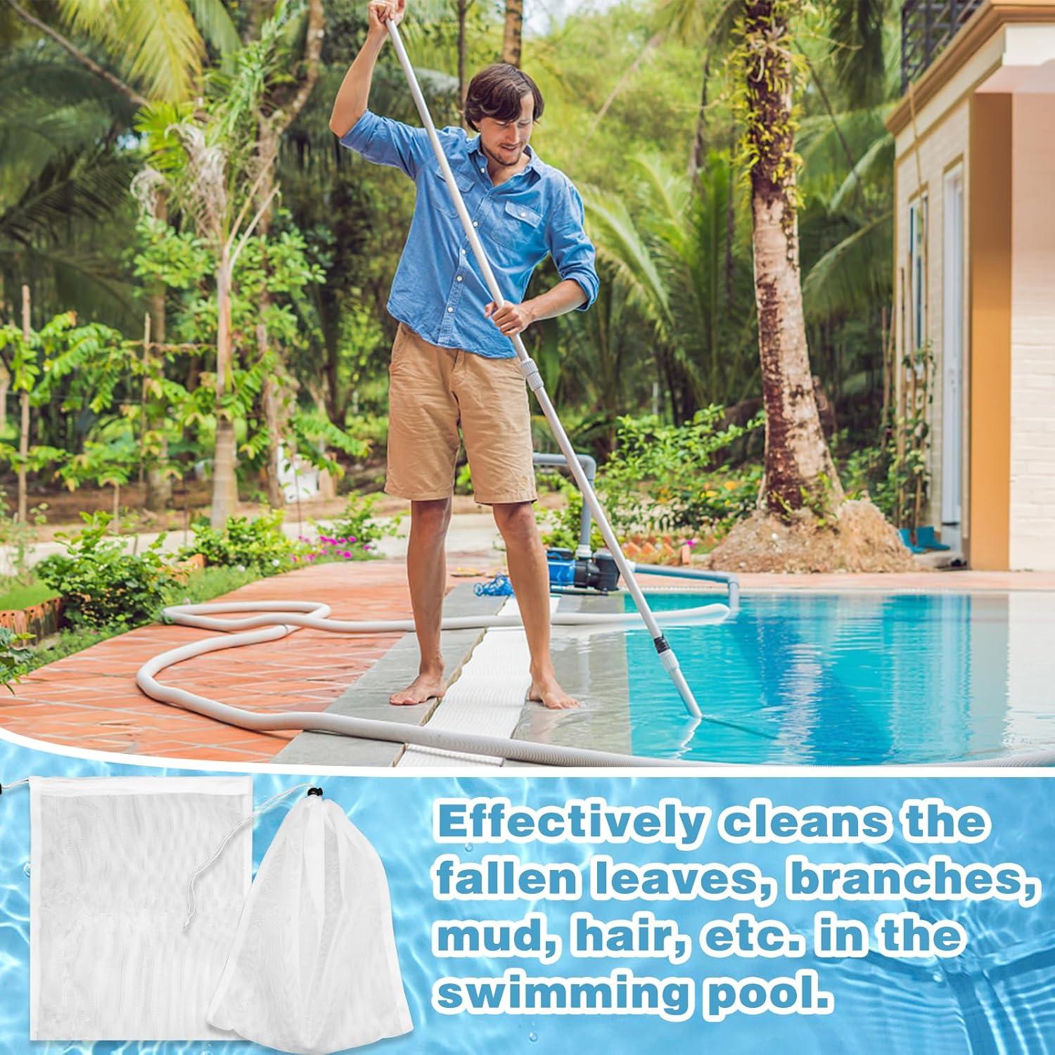 4 Bolsas de Reemplazo para Aspiradora de Piscina CANIPHA 22x32cm