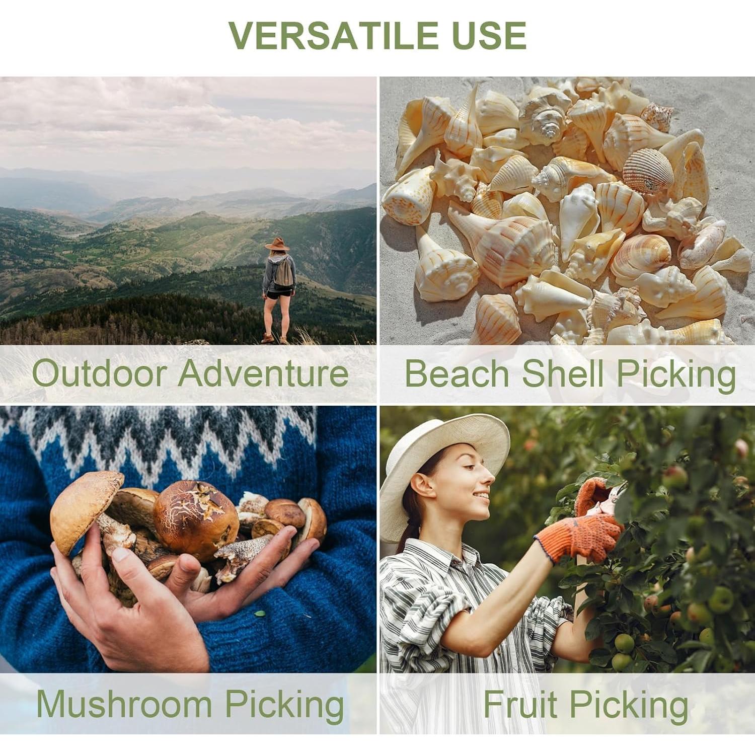 Bolsa de Recolección de Setas Cover Geny con Cinturón Ajustable