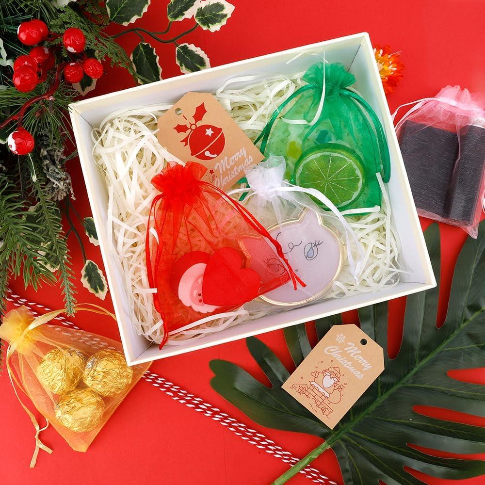 Bolsas de Organza Transparentes Tauywolci 50pcs 10x12cm